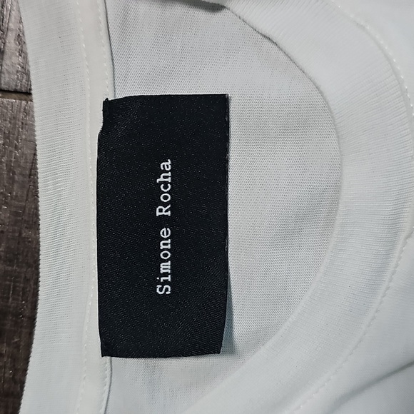 Simone Rocha - White Ruched Top - Picture 3 of 8